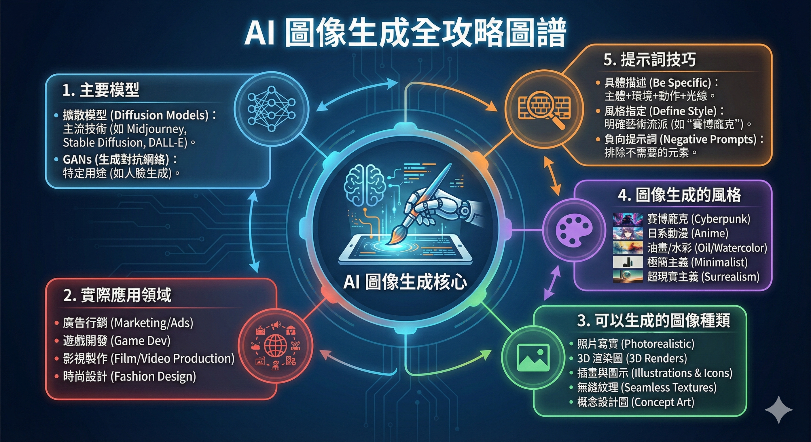 AI圖像生成全攻略圖譜