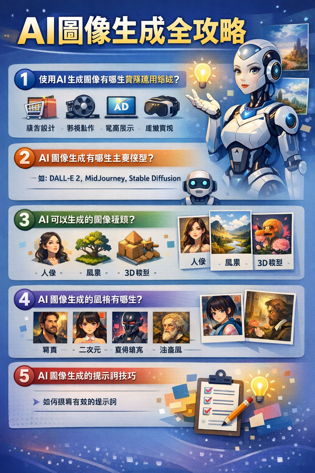 AI圖像生成全攻略圖譜 ChatGPT