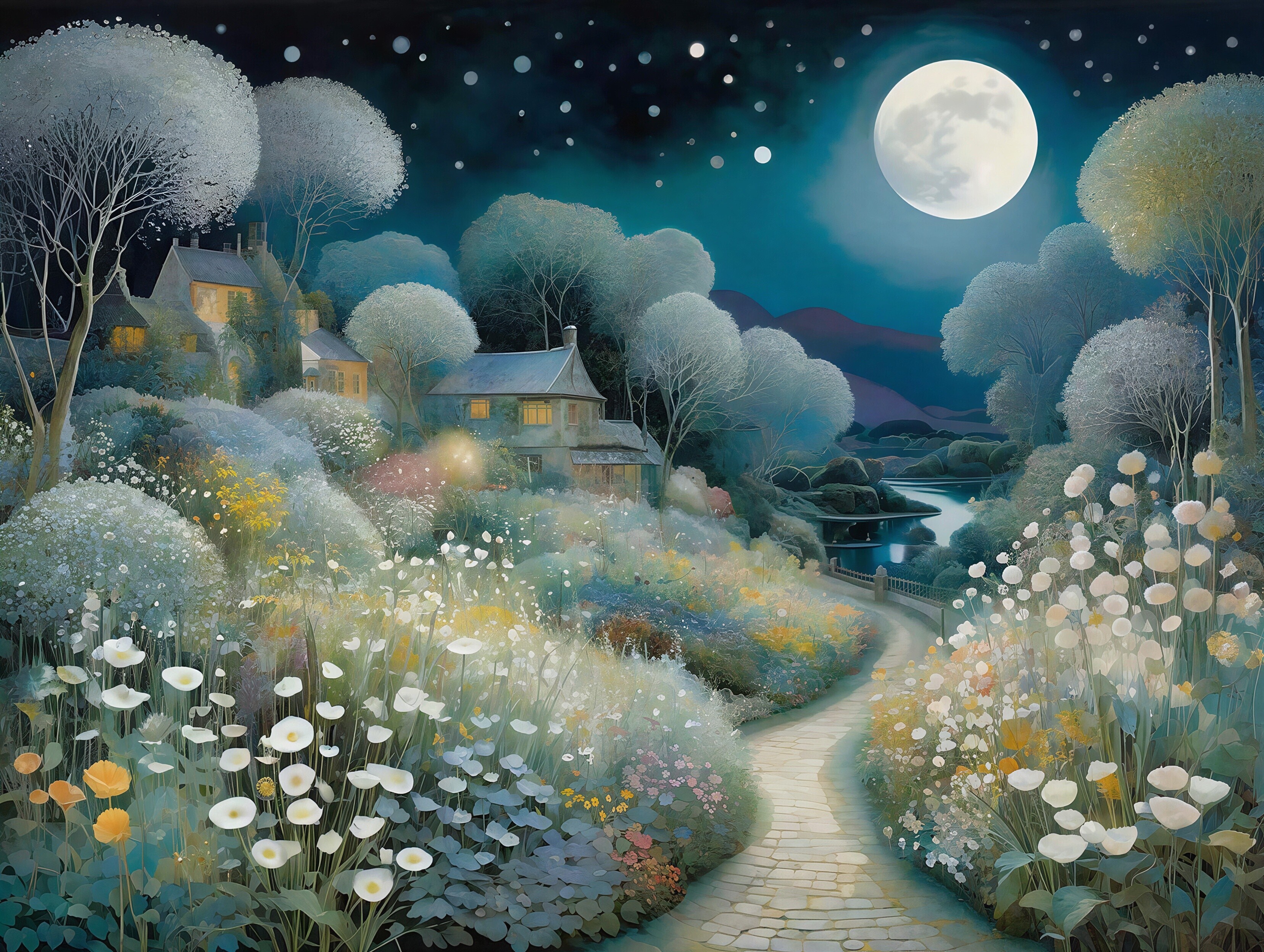 Moonlit Garden