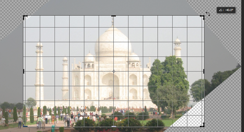 straighten image