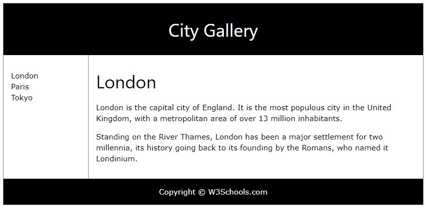 html layout 1